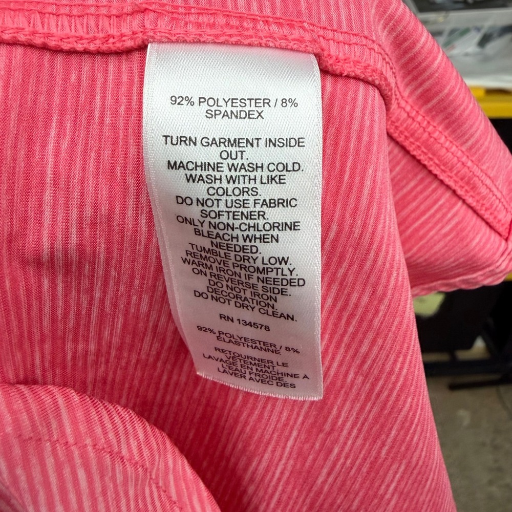 Vineyard Vines Performance Womens Medium Coral Pink Sleeveless Golf Polo Shirt - Picture 8 of 13